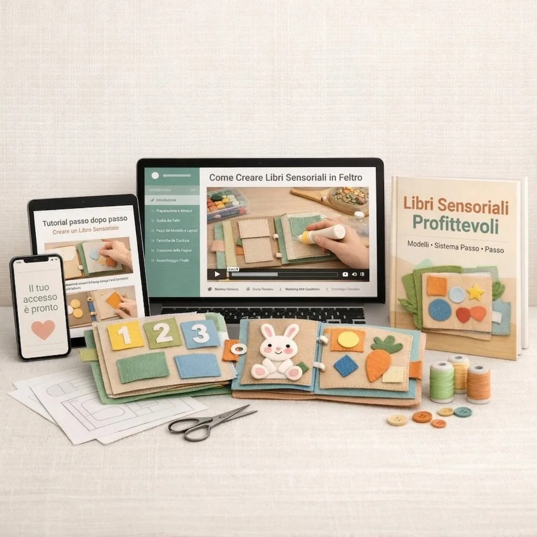 Pacchetto Redditizio di Libri Sensoriali — Complete Pack